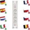 EMOS P54212 2m 900J SCHUKO 4 csatlakozós túlfeszültség védett elosztó