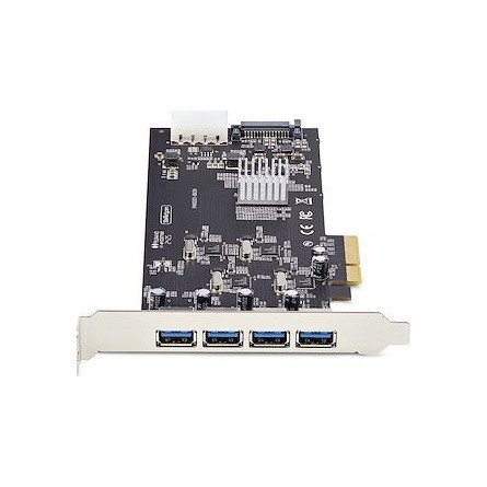 StarTech 4-PORT USB-A PCIE CARD 5GBPS .