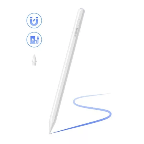 Baseus TPK Baseus Smooth Writing 2 Series Dual Charging Stylus aktív toll (Apple iPad), fehér