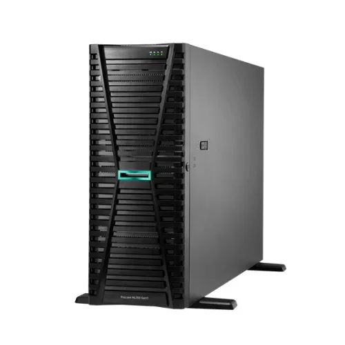 HP TSG SRV HPE torony szerver ProLiant ML350 Gen11, Xeon-S 12C 4510 2.40GHz, 1x32GB, 2x4TB HDD 4LFF, NC BCM5719, 2x1000W