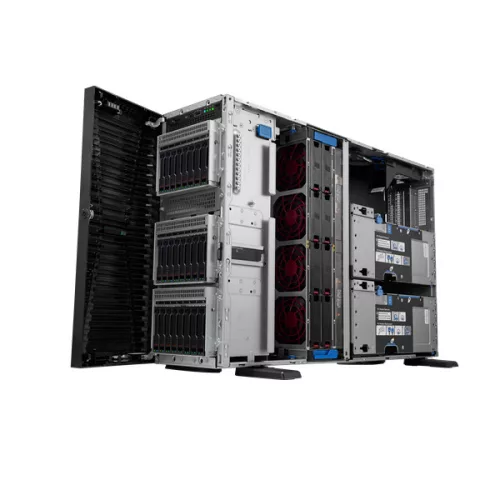 HP TSG SRV HPE torony szerver ProLiant ML350 Gen11, Xeon-S 12C 4510 2.40GHz, 2x32GB, no HDD, 8SFF, MR408i-o, 2x1000W