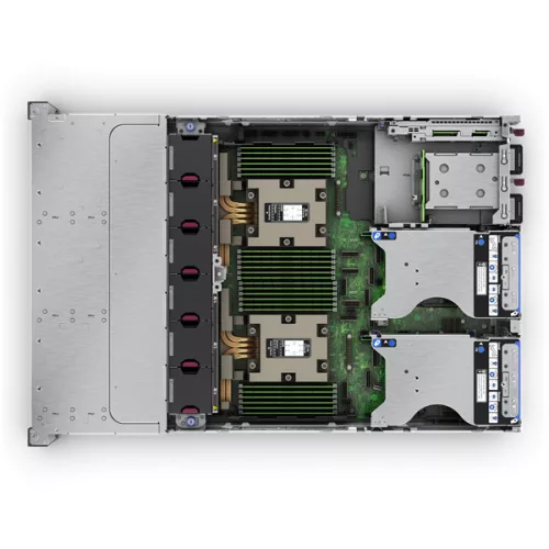 HP TSG SRV HPE rack szerver ProLiant DL385 Gen11, EPYC 16C 9115 2.60GHz, 2x32GB, 1x7.68TB SSD, 8SFF, NVMe, 2x1000W