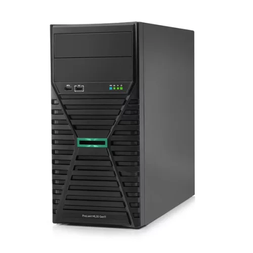 HP TSG SRV HPE torony szerver ProLiant ML30 Gen11, Xeon 4C 6315P 2.80GHz, 1x32GB, 2x1TB HDD, 4LFF, VROC RAID, 1x350W