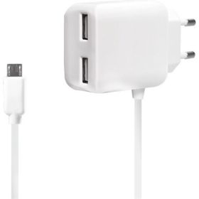   LogiLink Wall Charger 2+1 Port 10.5W univerzális hálózati töltő adapter