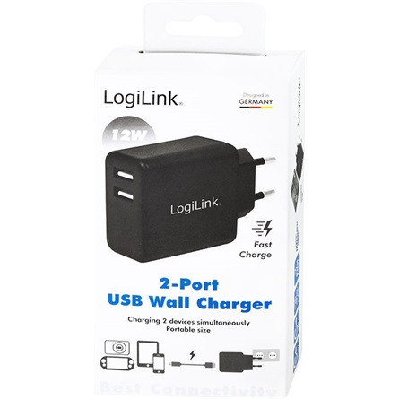 LogiLink PA0210 12W univerzális hálózati töltő adapter