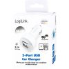 LogiLink PA0227 10.5W univerzális autós töltő adapter