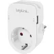 LogiLink PA0247 1db villásdugó CEE 7/3 (EU) konnektor aljzat fehér (telefontartóval)