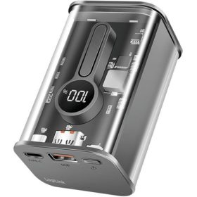LogiLink PA0306 10000mAh powerbank átlátszó