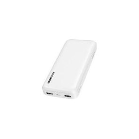 Logilink Powerbank 20.000 mAh, 2x USB-A, 1x USB-C, fehér