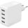 Logilink 4 portos USB fali töltő, 4x USB-A, 24 W, fehér