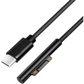   Logilink USB-C-kábel, USB-C/M   MS Surface/M (90 ), PD, fekete, 1,8 m
