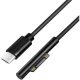 Logilink USB-C-kábel, USB-C/M   MS Surface/M (90 ), PD, fekete, 1,8 m