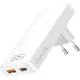 Logilink Kettős USB aljzat adapter, 65 W, USB-A, USB-C, extra vékony, fehér