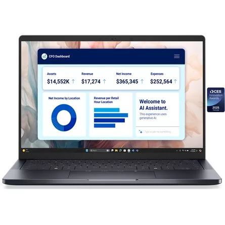Dell Pro Premium 14 notebook FHD+ W11ProMUI Cu7 266V 5.0GHz 16GB 512GB Arc