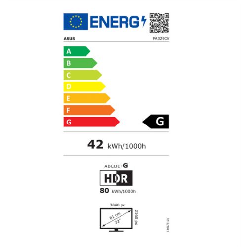 ASUS MON ASUS PA329CV ProArt Monitor 32" IPS 3840x2160, 2xHDMI/Displayport, USB Type-C, USB3.0, HDR