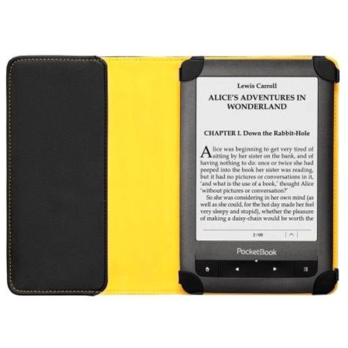 PocketBook - Tok fekete/sárga 614, 622, 623, 624, 626, 640-hez
