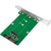 LogiLink PC0085 1-port SATA3 M.2 SATA3 bővítőkártya ezüst