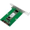 LogiLink PC0085 1-port SATA3 M.2 SATA3 bővítőkártya ezüst