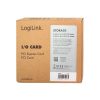 LogiLink PC0086 2-port SATA3 M.2 SATA3 bővítőkártya ezüst