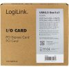 LogiLink PC0090 USB3.2 Gen1 A + USB-C PD 2+1-port PCIe x1 bővítőkártya ezüst