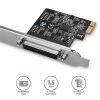 Axagon PCEA-P1N Parallel 1-port PCIe x1 bővítőkártya szürke