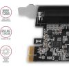 Axagon PCEA-P1N Parallel 1-port PCIe x1 bővítőkártya szürke