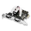 Axagon PCEA-S2N DB9 Serial 2-port PCIe x1 bővítőkártya ezüst