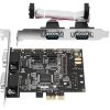 Axagon PCEA-S4N DB9 Serial Male 4-port PCIe x1 bővítőkártya ezüst