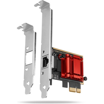 Axagon PCEE-G25 2,5Gb/s PCIe x1 RJ45 hálózati adapter low profile