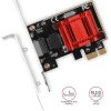 Axagon PCEE-GIX 1Gb/s PCIe x1 RJ45 hálózati adapter low profile