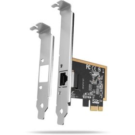   Axagon PCEE-GRF 1Gb/s PCIe x1 RJ45 hálózati adapter low profile