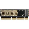 Axagon PCEM2-1U 1-port M.2 NVME PCIe x4 bővítőkártya