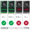 Axagon PCEM2-1U 1-port M.2 NVME PCIe x4 bővítőkártya