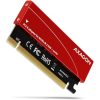 Axagon PCEM2-S 1-port M.2 NVME PCIe x16 bővítőkártya piros