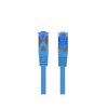 Lanberg patch kábel, Cat6a S/FTP LSZH CCA 0,5 m, kék