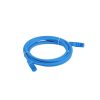 Lanberg patch kábel, Cat6a S/FTP LSZH CCA 0,5 m, kék