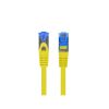 Lanberg patch kábel, Cat6a S/FTP LSZH CCA 0,5 m, sárga