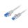Lanberg patch kábel Cat6a S/FTP LSZH CCA 1 m, szürke