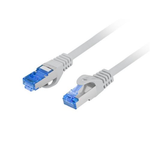 Lanberg patch kábel Cat6a S/FTP LSZH CCA 1 m, szürke