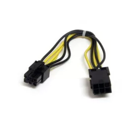 StarTech Power 6pin M/F tápkábel hosszabbító 0.2m