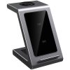 Prestigio ReVolt A9, 3-in-1 wireless charging station for Samsung smartphone, Galaxy Watch, Galaxy Buds and other Android devices, wireless output for phone 7.5W/10W, wireless output for earph...