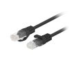 Lanberg patch kábel Cat5e UTP 0,25 m, fekete