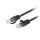 Lanberg patch kábel Cat5e UTP 0,25 m, fekete
