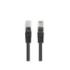 Lanberg patch kábel Cat5e UTP 0,25 m, fekete
