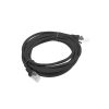 Lanberg patch kábel Cat6 UTP 3 m, fekete