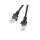 Lanberg patch kábel Cat6 UTP 20 m, fekete