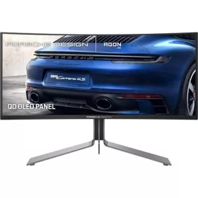   AOC Ívelt Gaming OLED 240Hz monitor 34" PD34, 3440x1440 21:9, 1000cd/m2, 0,03ms, HDMIx2/DisplayPort/USBx3
