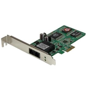   StarTech PCI-E x1 1000Mbps hálózati kártya low profile Multimode SC Fiber. 550m