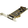 StarTech Serial RS232 DB9 16-port PCIe x1 bővítőkártya ezüst-fekete