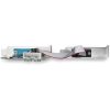 StarTech 16950 UART Serial RS232 DB9 2-port PCIe x1 bővítőkártya ezüst